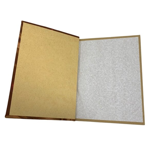 Tropical Tie Dye Photo Album Ceramic Inlay Handmade Paper Holds 40 - 4.5 x 6" - Picture 2 of 6